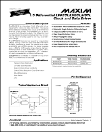 Click here to download MAX9316AEWP-T Datasheet
