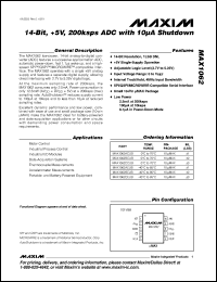 Click here to download MAX1062BEUB-T Datasheet