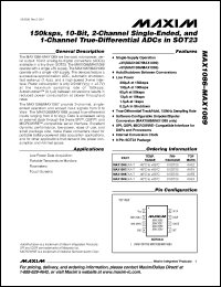 Click here to download MAX1089EKA-T Datasheet