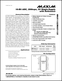 Click here to download MAX1132BCAP-T Datasheet