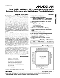 Click here to download MAX1196ECM Datasheet