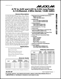 Click here to download MAX1237EUA Datasheet