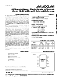 Click here to download MAX1283BCUE Datasheet