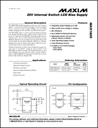Click here to download MAX1605EUT-T Datasheet