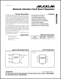 Click here to download MAX1810ESA Datasheet