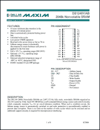 Click here to download DS1249AB-85IND Datasheet