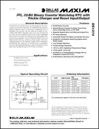 Click here to download DS1374U-18 Datasheet