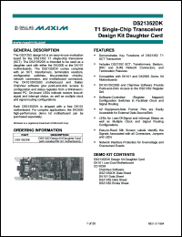 Click here to download DS21352DK Datasheet