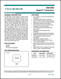 Click here to download DS21Q50 Datasheet