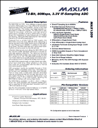 Click here to download MAX1209ETL Datasheet