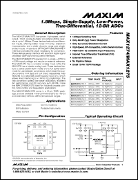 Click here to download MAX1275BETC-T Datasheet