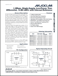 Click here to download MAX1277ACTC-T Datasheet