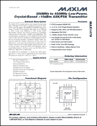 Click here to download MAX1479 Datasheet