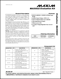 Click here to download MAX5022 Datasheet