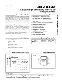 Click here to download MAX1910EUB+ Datasheet