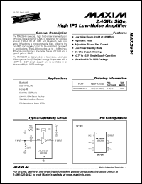 Click here to download MAX2644EXT Datasheet