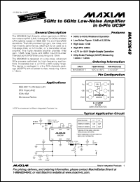 Click here to download MAX2648EBT-T10 Datasheet