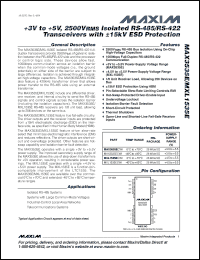 Click here to download MXL1535ECWI+ Datasheet