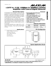 Click here to download MAX3645EEE Datasheet