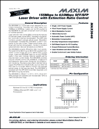 Click here to download MAX3646ETG Datasheet