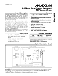 Click here to download MAX3736E/D Datasheet