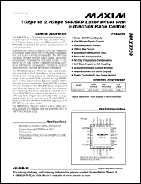 Click here to download MAX3738ETG Datasheet