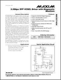 Click here to download MAX3740AETG Datasheet