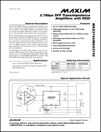Click here to download MAX3745E/D Datasheet