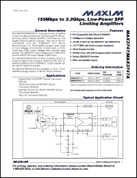 Click here to download MAX3747AEUB Datasheet