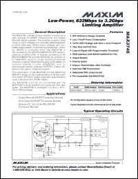 Click here to download MAX3746ETE Datasheet