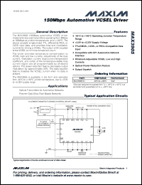 Click here to download MAX3905E/D Datasheet