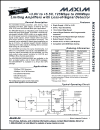 Click here to download MAX3965E/DW Datasheet