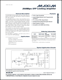 Click here to download MAX3969ETP+ Datasheet