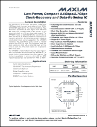 Click here to download MAX3873 Datasheet