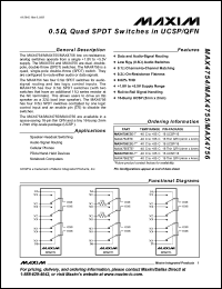 Click here to download MAX4755ETE Datasheet