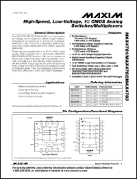 Click here to download MAX4782EUE Datasheet