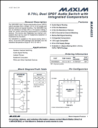 Click here to download MAX4855ETE Datasheet