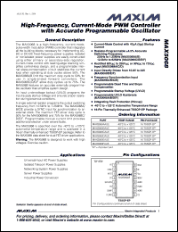 Click here to download MAX5068AAUE Datasheet