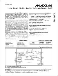 Click here to download MAX5322 Datasheet