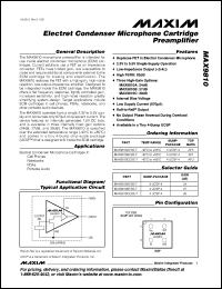 Click here to download MAX9810BEBS-T Datasheet