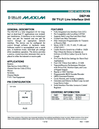 Click here to download DS2149 Datasheet