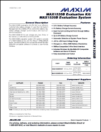 Click here to download MAX1535BEVSYS Datasheet