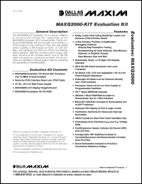 Click here to download MAXQ2000 Datasheet