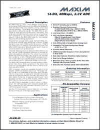 Click here to download MAX12554ETL+T Datasheet