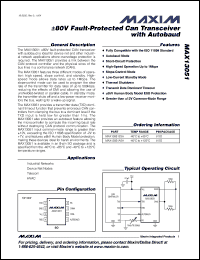 Click here to download MAX13051 Datasheet