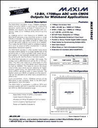 Click here to download MAX19542 Datasheet
