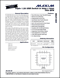 Click here to download MAX1564ETE-T Datasheet