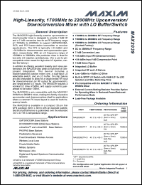 Click here to download MAX2039ETP+D Datasheet