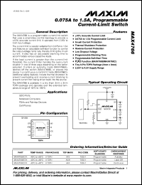 Click here to download MAX4766AETA-T Datasheet