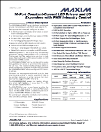 Click here to download MAX6966ATE Datasheet